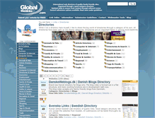 Tablet Screenshot of directories.global-weblinks.com
